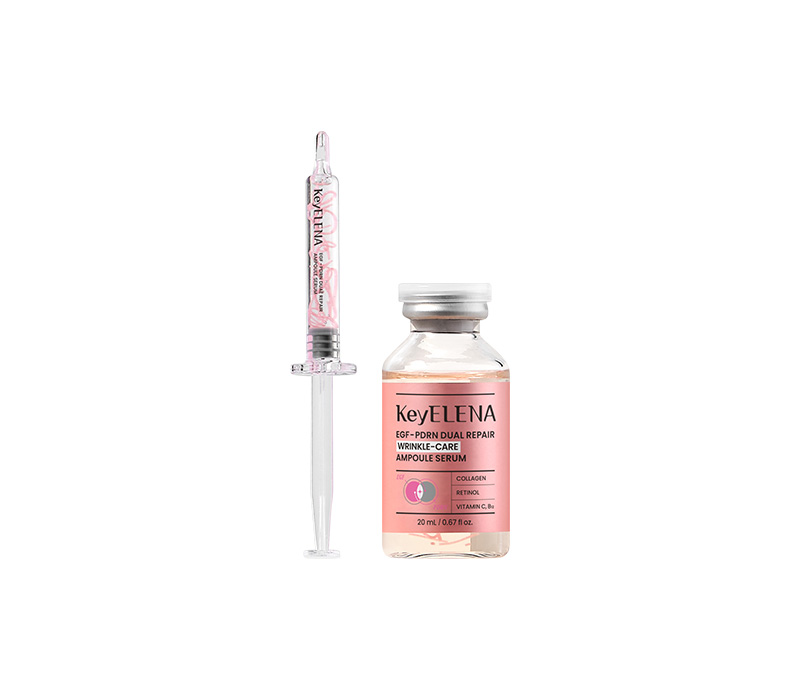 유한양행 키엘레나 피디알엔 듀얼 리페어 링클케어 앰플 세럼 40ml EGF PDRN 이미지 2