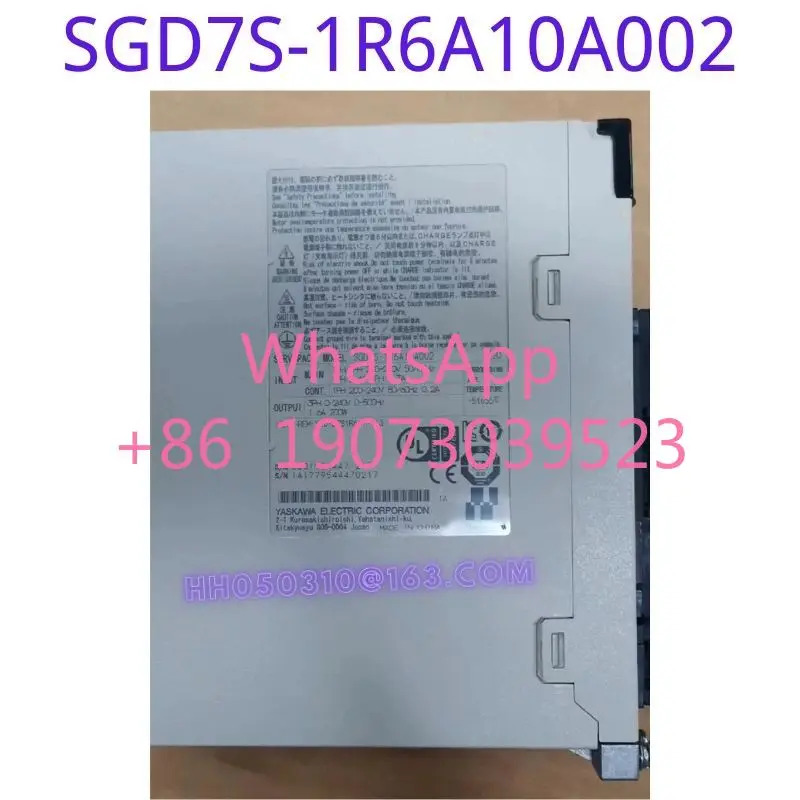 리퍼된 드라이버 SGD7S-1R6A10A002 200W 기능 리퍼 완전외관