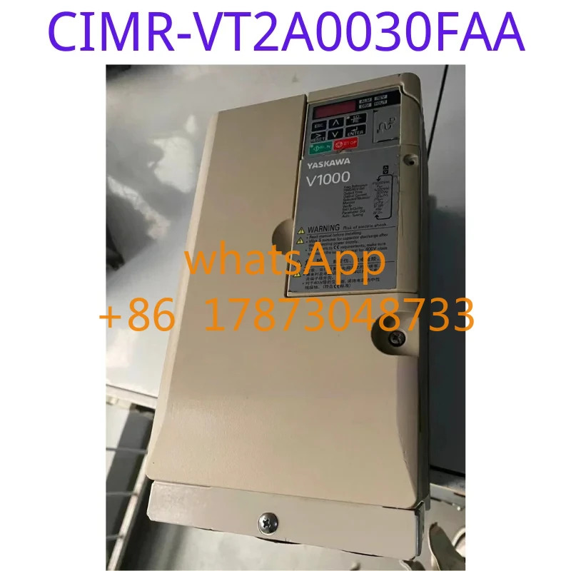 리퍼 CIMR-VT2A0030FAA 7.5KW/5.5KW 220V 기능은 그대로 리퍼되었으며 외관도 유지되었습니다.