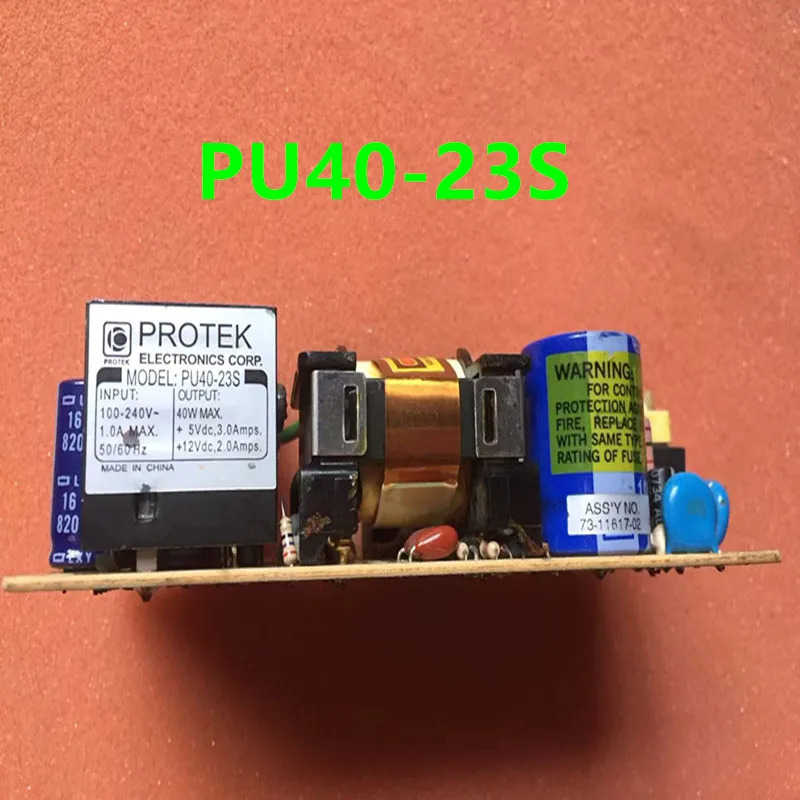 리퍼 전원공급장치 PROTEK 5V3A 12V2A 40W PU40-23S 새 것처럼 작동