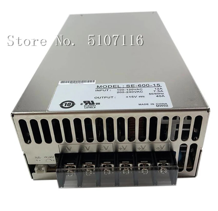SE-600-15 스위칭 전원공급장치 15V 40A 600W 전 완전 리퍼