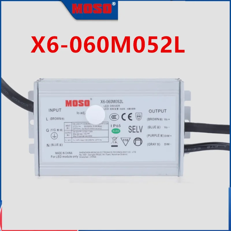 MOSO 오리지널 전원공급장치 60W X6-060M052L X6-060V034 36W X6-036V052L 신