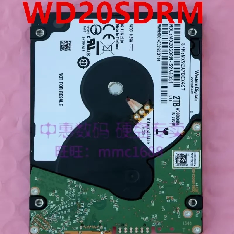 WD20SDRMWD 2TB 2.5거새 원본 모바일 하드 드라이브는 새 처럼 작동