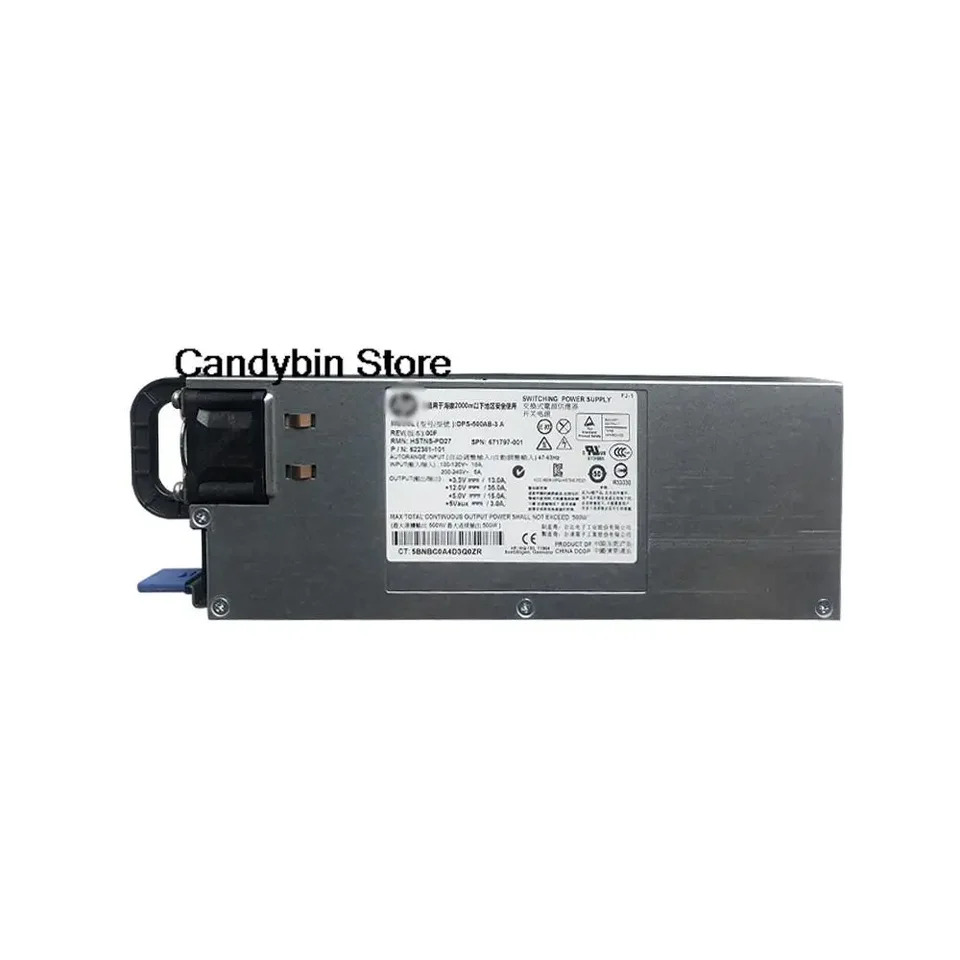 hp호환 DL160 G8 Gen8 서버전원 공급 어댑터 DPS-500AB-3 A HSTNS-PD27 622381-101 671797-001 500W