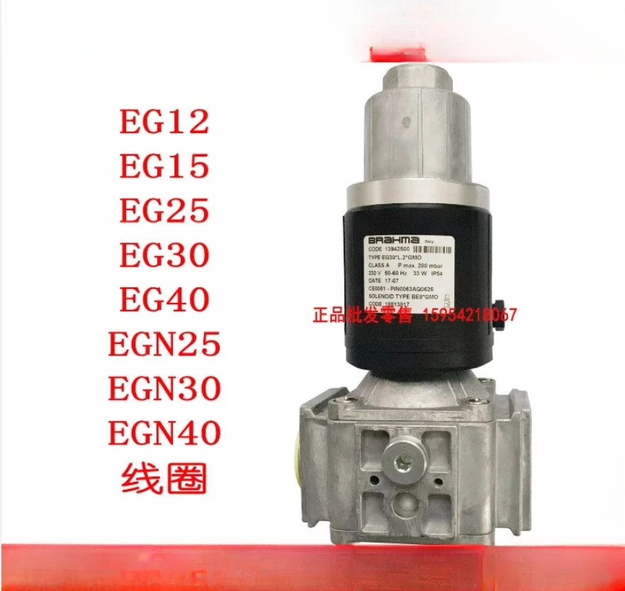 BRAHMA 연소 엔진 솔레노이드 밸브 그룹 안전 제어 EG12 15 30 40EGN25GM호환OGFD