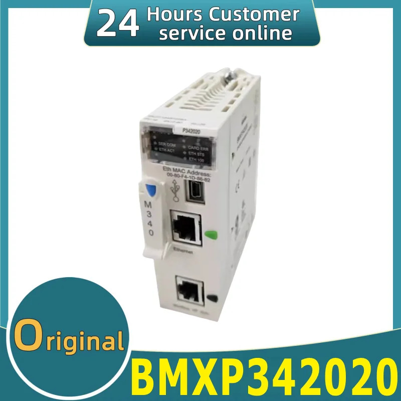 오리지널 Plc 프로세서 모듈 Bmxp 34