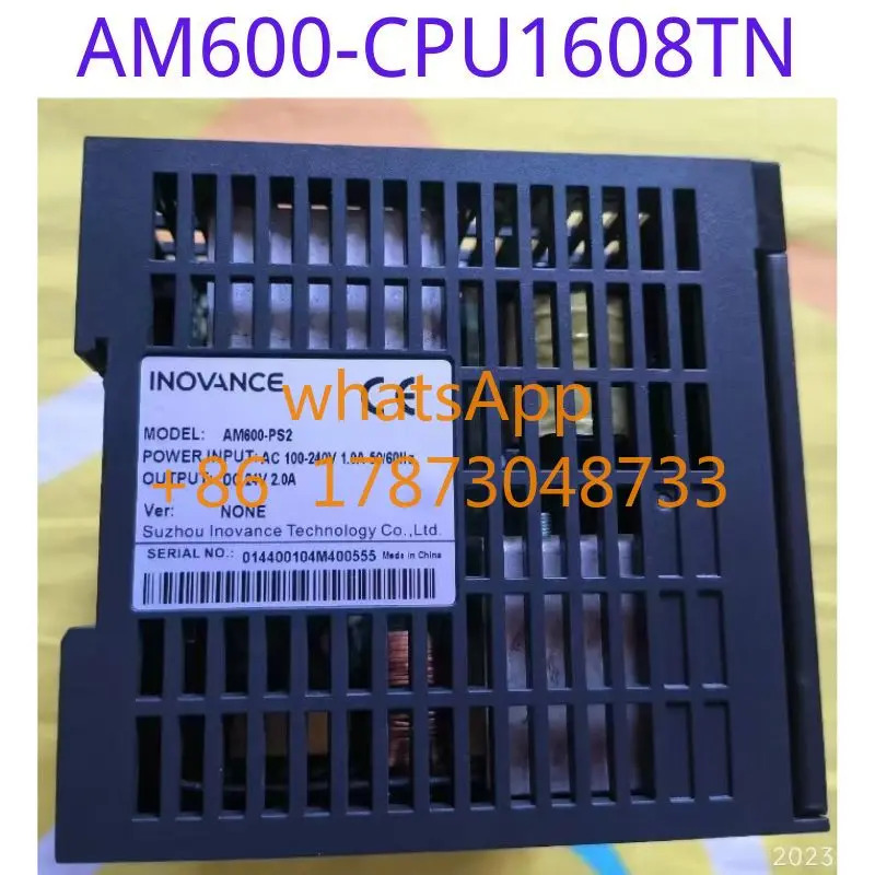 전원 모듈 AM6AM-PS2 기능을 갖춘 리퍼 PLC AM600-CPU1608TN이 그대로 리퍼되었습니다.