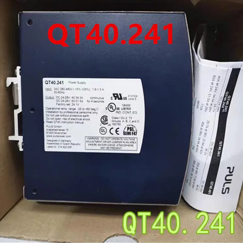 PLUS 380-480V 24V40A 960W/1440W QT40.241새 원본 전원공급장치