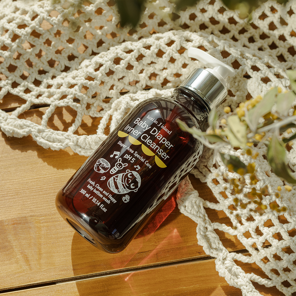 코리인제이아일랜드 아기 엉덩이 클렌저 노버블 약산성 비건 신생아 힙클렌저 300ml - 상세 이미지 5