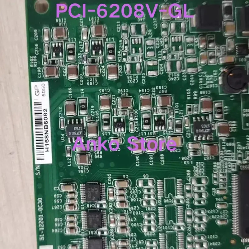 리퍼 OK PCI-6208V-GL 아날로그 출력 데이터 수집 카드 제대로 작동