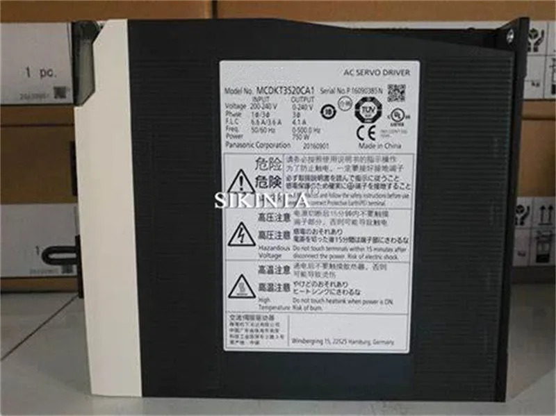 A5 750W AC 서보 드라이버 MCDKT3520CA1 0.75KW 완전히 리퍼