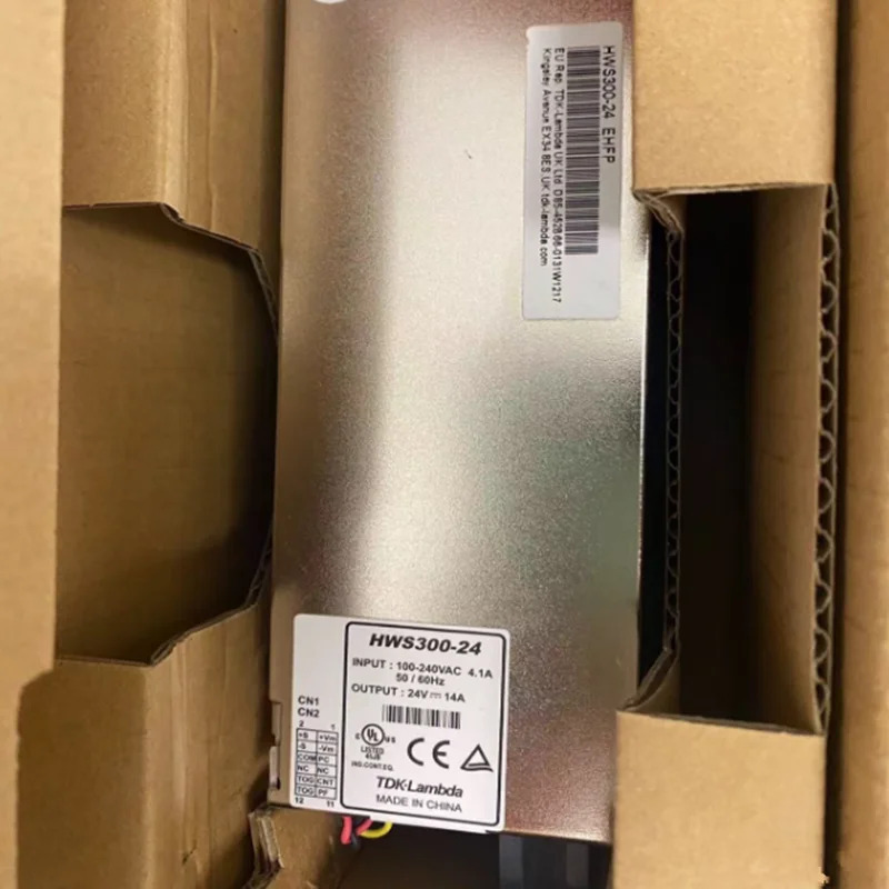 TDK-LAMBDA 24V14A 300W HWS300-24새 원본 전원공급장치