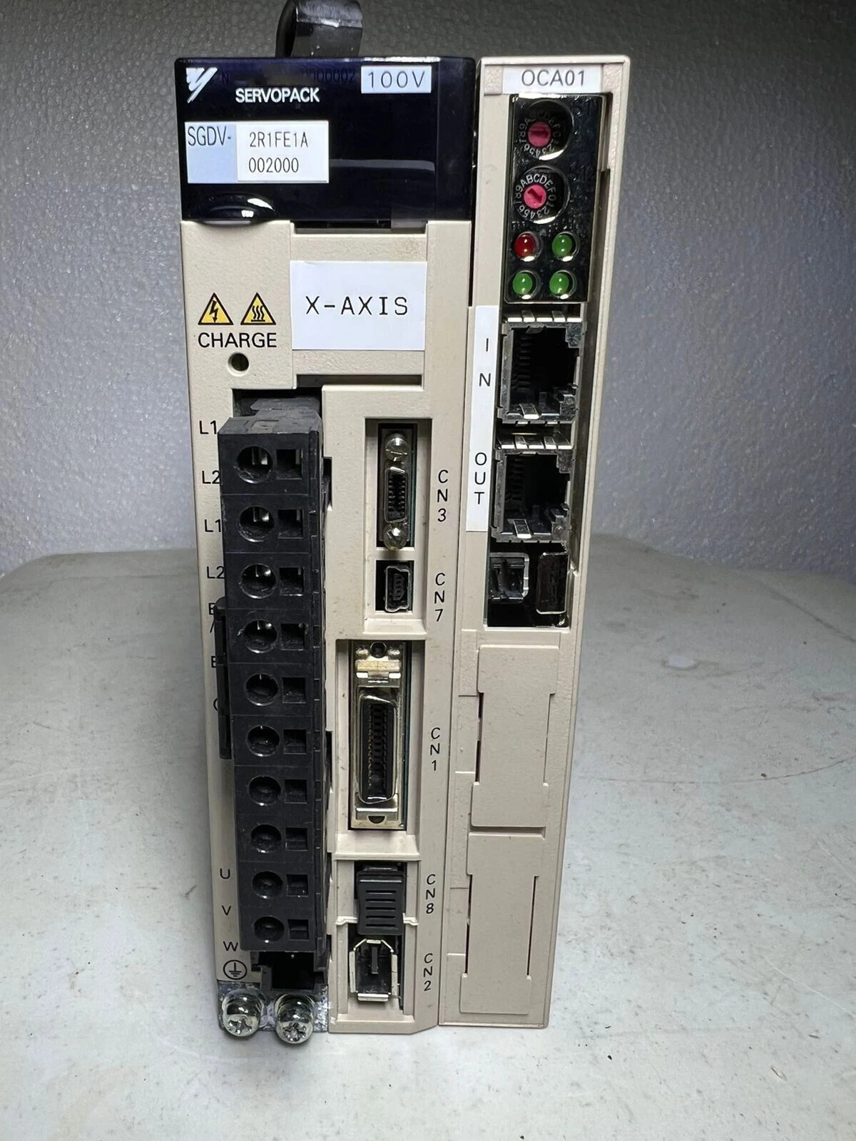 SGDV-1R6A15A PLC 모듈 내 x