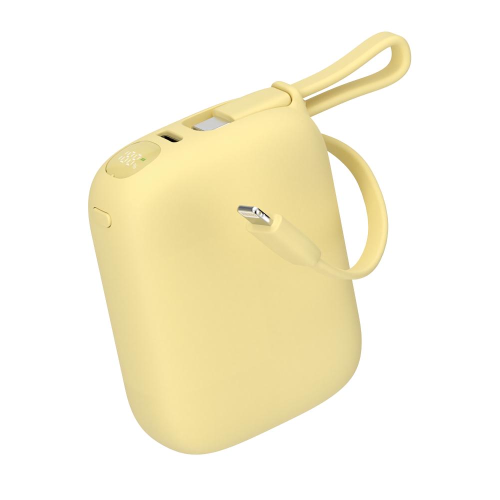 이어맥 팬톤 빌트인 케이블 미니 고속충전 보조배터리 10000mAh 22.5W - 상세 이미지 3