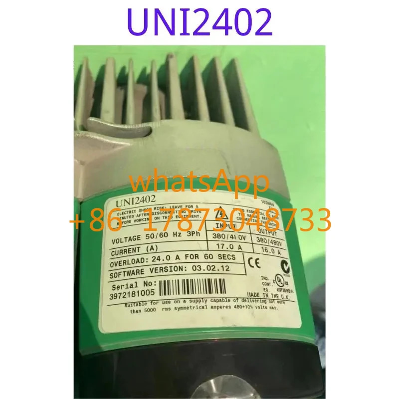 리퍼 주파수 변환기 UNI2402 7.5KW 380V 기능 OK