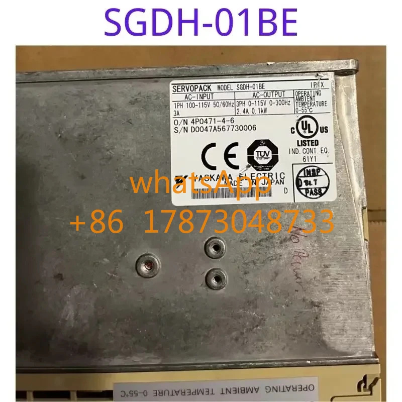 리퍼된 드라이버 SGDH-01BE는 기능 리퍼를 거쳤으며 외관이 손상되지 않았습니다.