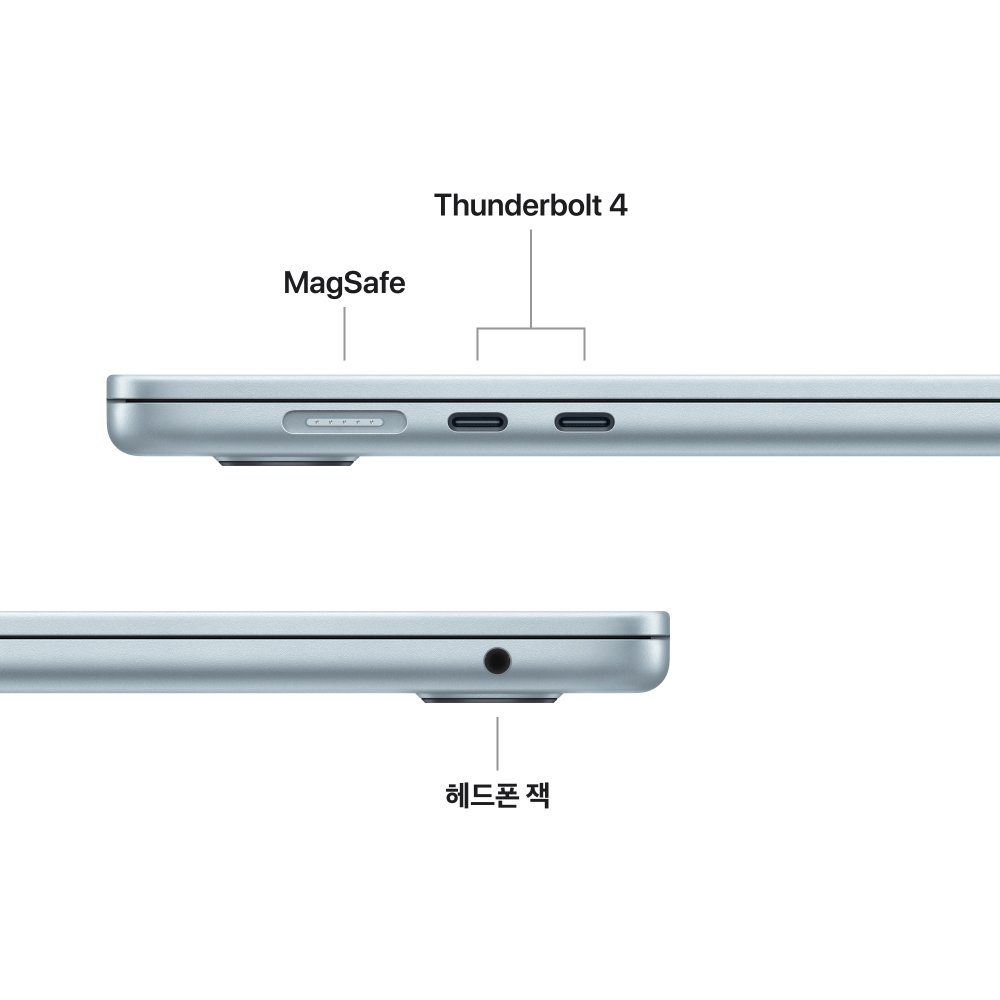 애플 맥북에어 15 M5 (CPU10/ GPU10) 24GB 512GB 스카이 블루 Z1LZ0001V 상품 이미지