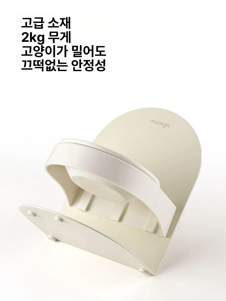 반려동물 높이조절 밥그릇 물그릇 마그네틱 각도조절 사료그릇 접이식 자석 식기 위생적인 이미지 6