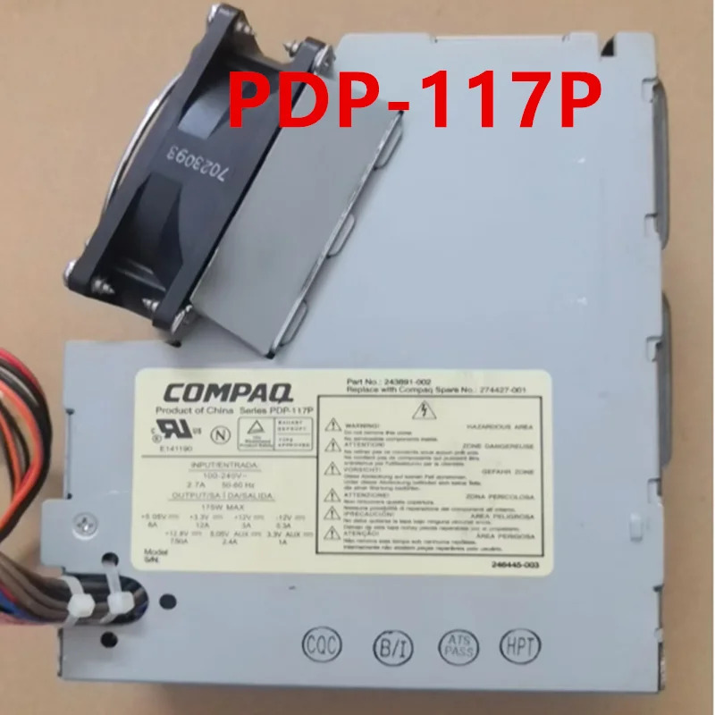 hp호환 COMPAQ D510 D500 D51S 845 175W PDP-117P 243891-002 274427-001 리퍼 전원공급장치 새 것처럼 작동