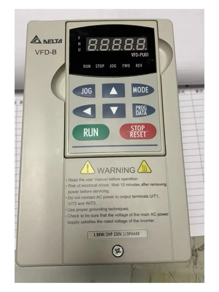 리퍼 완료 주파수 변환기 VFD015B21A 신