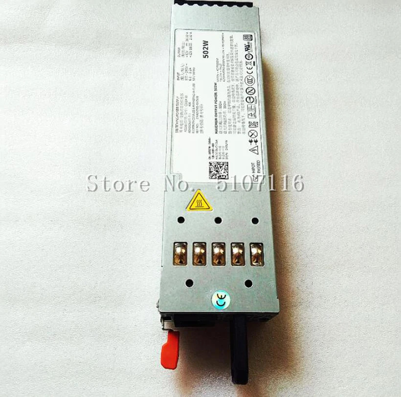 DELL R610 502W 서버 전원공급장치 C502A-S0 MU791 XTGFW C472K