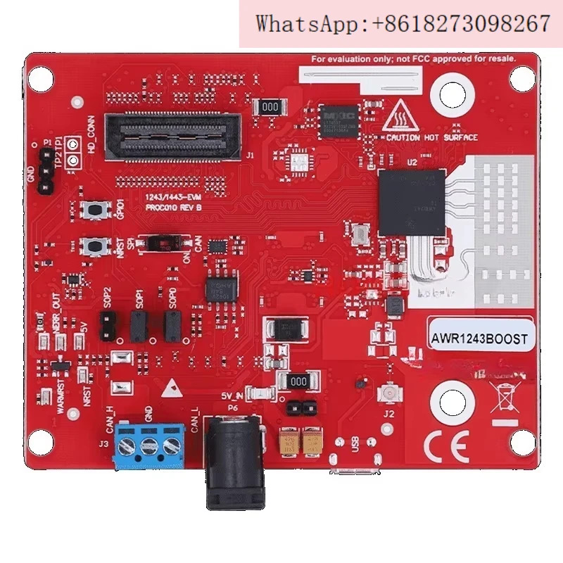 AWR1243BOOST 고성능 자동차 MMIC 평가 모듈 AWR1243 76GHz 81GHz