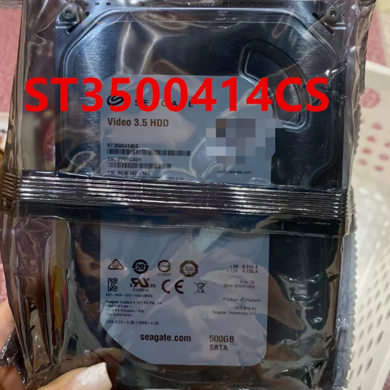 ST데스크탑 HDDSEAGATE 500GB 3.5인치 SATA새 원본 하드 3500414 CS