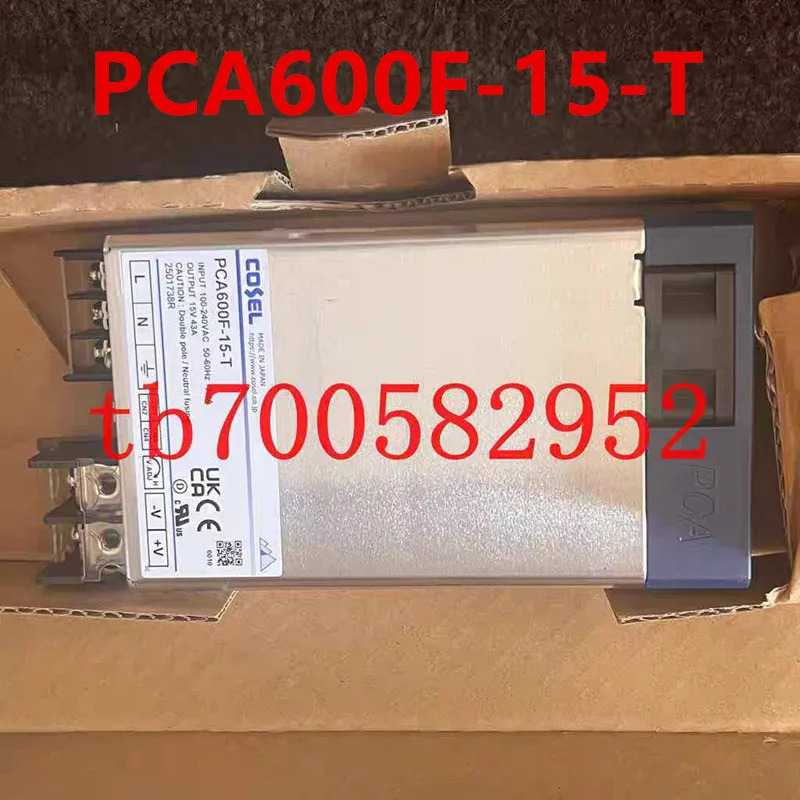 EL 15V43A 오리지널 전원공급장치 600W PCA600F-15-T 신