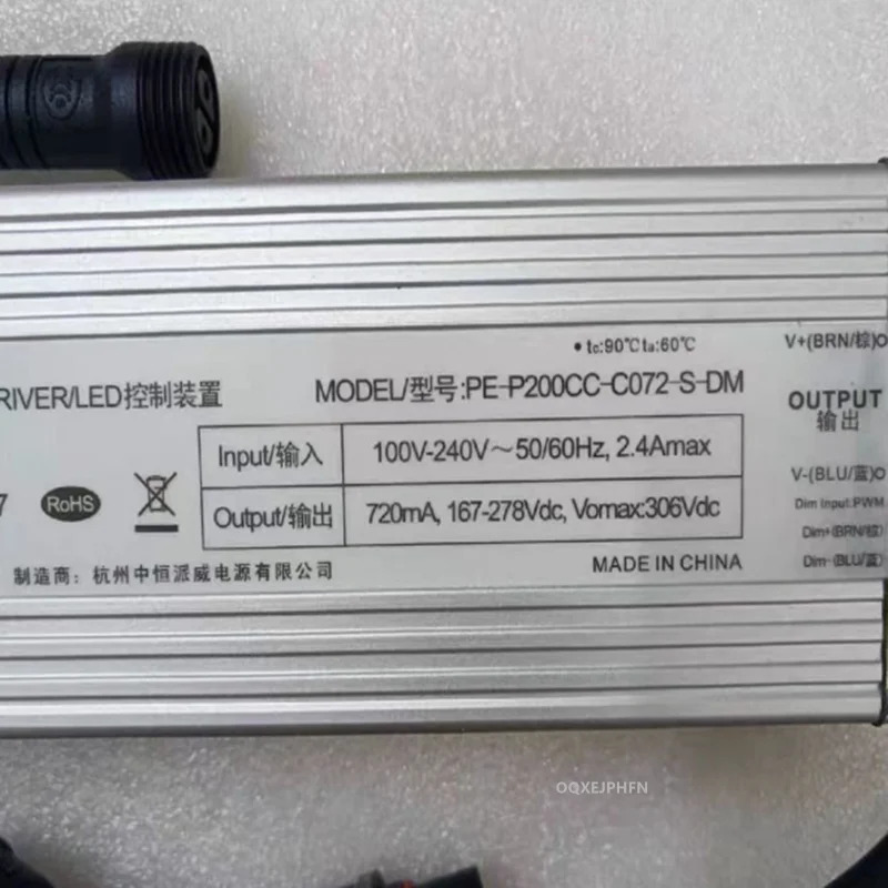 전원공급장치 ZHONHEN 167-278V 200W PE-P200CC-C072-S-DM 24V 14.6A 350W PF-F350CV-V024-S-VF 신