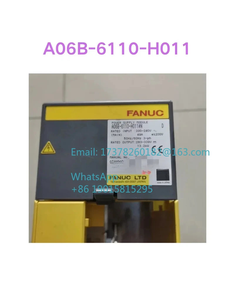 A06B-6110-H011 리퍼 서보 드라이브 ok