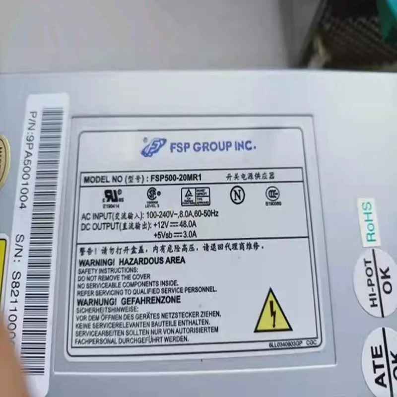 JITELK/FSPPSU 500W 전원공급장치 FSP500-20MR1 신