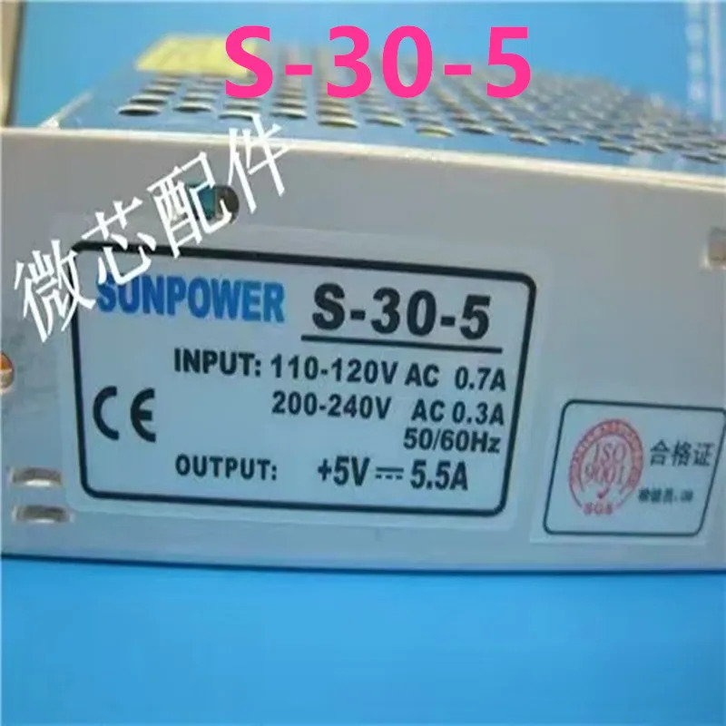 SUNPOWER 24V3A 80W S-80-24 12V2A SP-12-24 12V1A SP-12-12 5V5.5A 30W S-30-5 새 원본 전원공급장치
