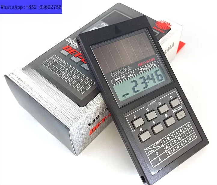 DET-610R 일본 타코미터 가솔린 엔진 속도계 8 기통