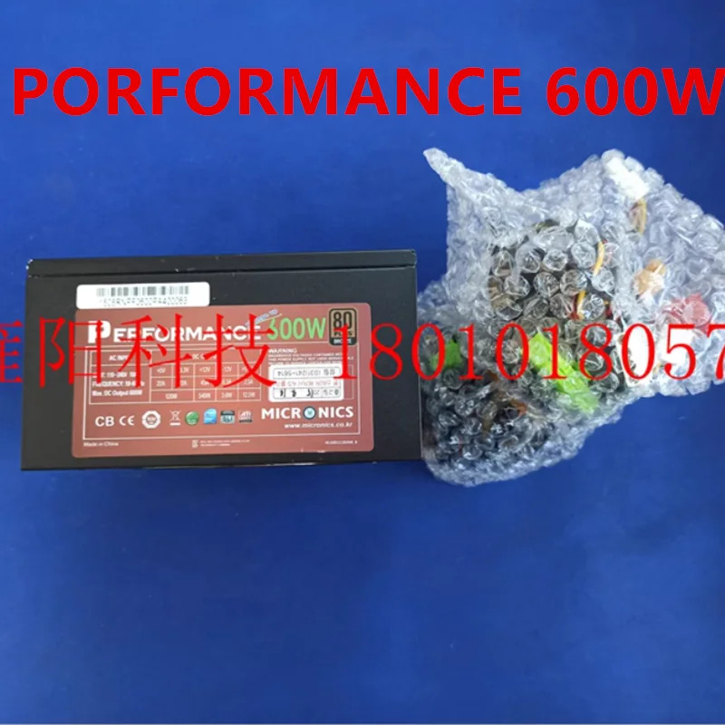 PORFORMANCE 600W MICRONICS 241-5614새 원본 전원공급장치
