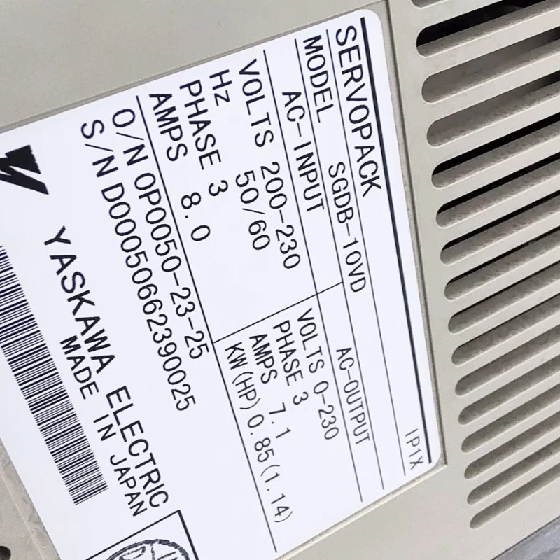 Yaskawa Servopack 신형 SGDB-10VD