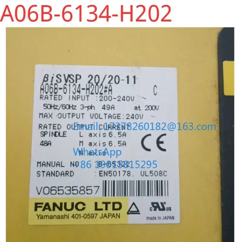 A06B-6134-H202 리퍼 완료상태서보 드라이브