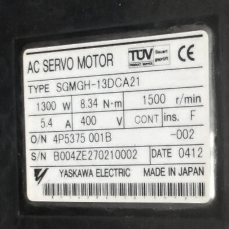 SGM호환GH-13DCA21 Yaskawa 서보모터 신속
