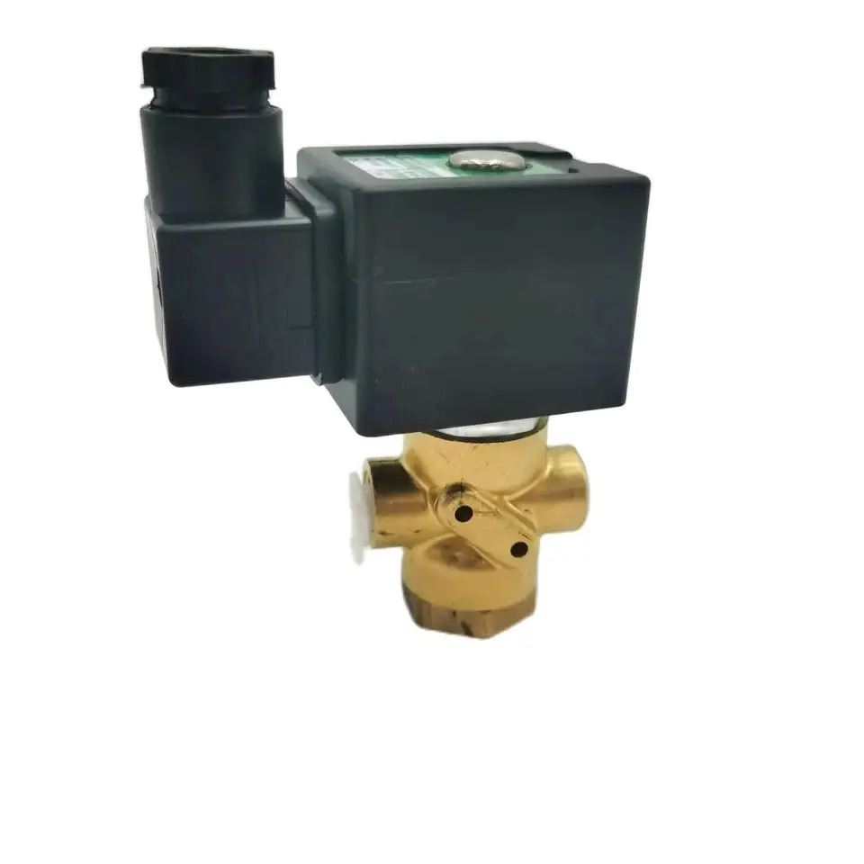 ASCO 범황동 바디 NBR 시리즈 320작동 인라솔레노이드 밸브 SCB320B174.230/50 - NPT1/4 3/2