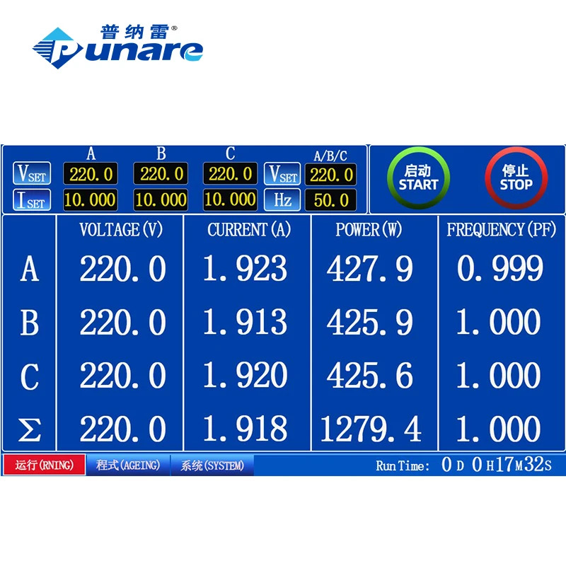 Punalei P9530-SS 3상입력 출력 AC 가변 주파수 전원공급장치 프로 제어 300V 5K20 30KVA