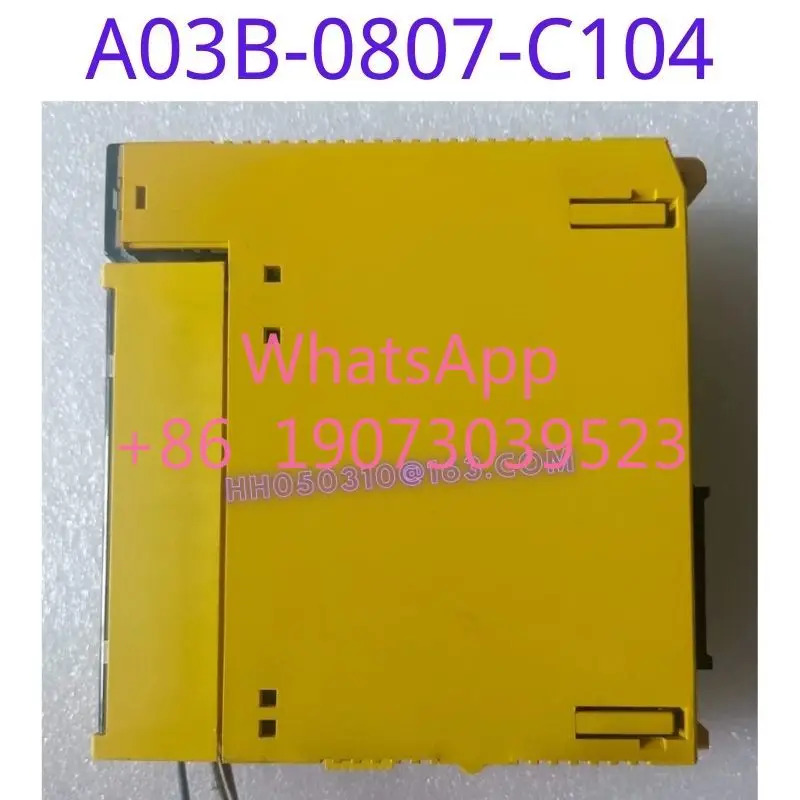 리퍼 모듈 A03B-0807-C104 AID16D는 기능적으로 리퍼되었으며 외관이 손상되지 않았습니다.