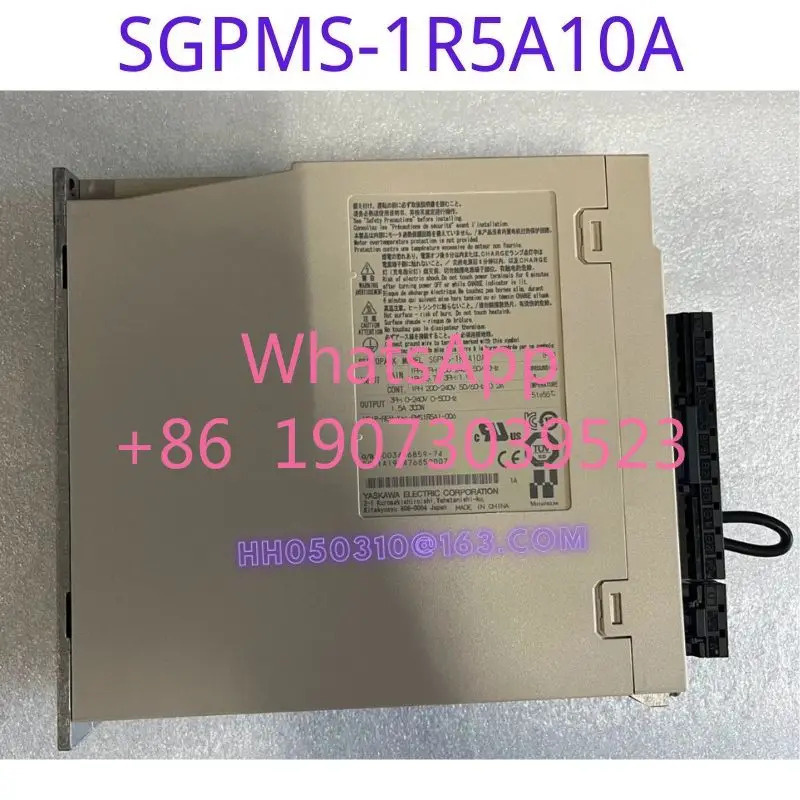 리퍼된 서보 드라이버 SGPMS-1R5A10A 300W 기능 리퍼 외관 손상 없음