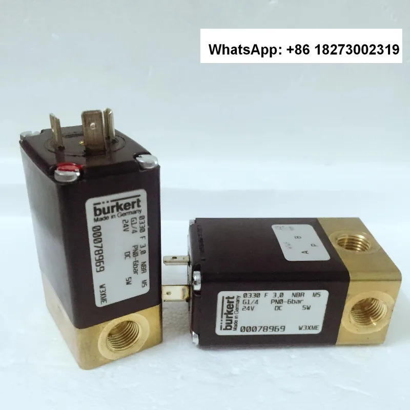 Baode 0330 솔레노이드 밸브 00078969 F 3.0 NBR DC24V