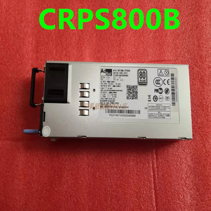 Acbel 80 플러스 플래티넘 800W 전원공급장치 CRPS800B PSU 신