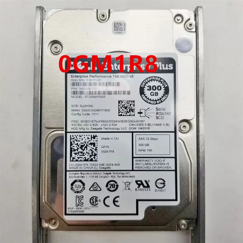 0GM호환1R8 GM호환1R8 ST300MP0005 서버 하드 DELL SC220 4020 5020 300G 15K SAS 거새 원본 HDD