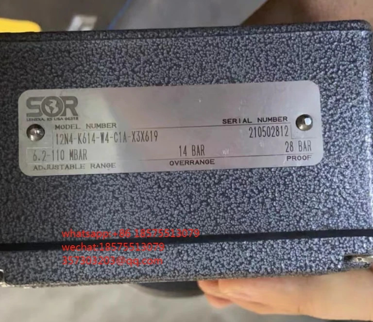 빔 실린더 압력 스위치 SOR BMFC00186 12N4-K614-W4-CIA-X3 X2X619