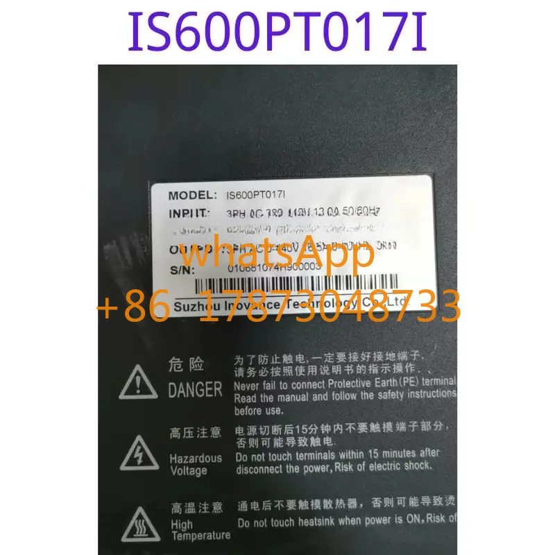 리퍼된 주파수 변환기 IS600PT017I 380V 5KW는 그대로기능을 가지고 있습니다.