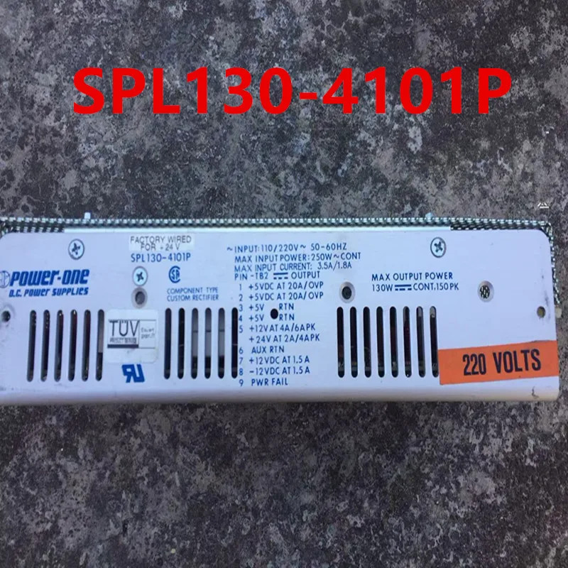 POWER POWER-ONE 130W SPL130-4101P 504W MNBRCD00001 23-0000145-02 리퍼 전원공급장치 것처럼 작동