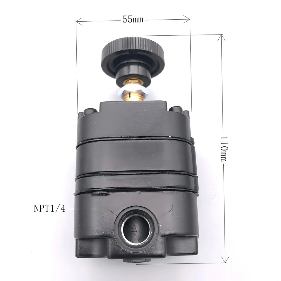 벨로프람 타입정밀 압력 조절기 1/4 인치 NPT 2-120 PSI 960-015-000