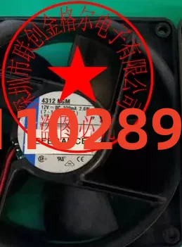 오리지널 냉각팬 독일 4312NH 12VDC 120x120x32mm
