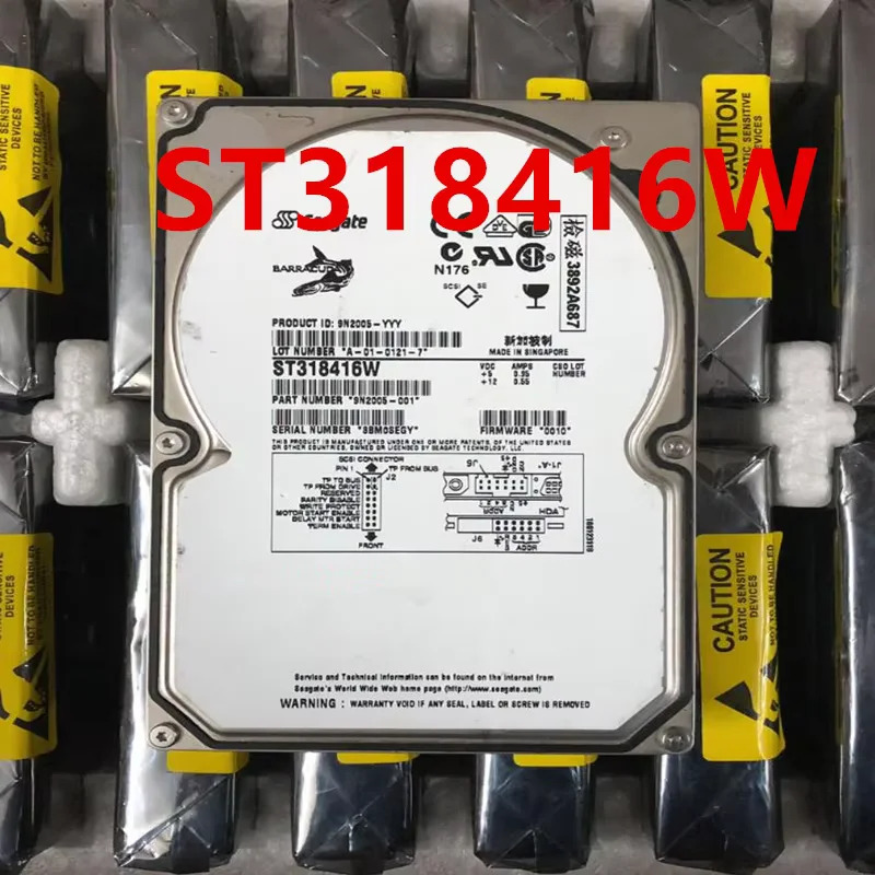 SEAGATE 18GB 3.5인치 8MB 68핀 SCSI 7200RPM ST318416W거새 원본 하드
